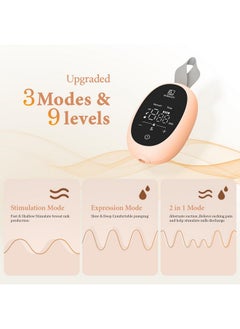 Wearable Hands Free Breast Pump D6, Portable Low Noise Breastfeeding Pump With 3 Modes & 9 Levels, Strong Suction Discreet Electric Breast Milk Pump, 15-25Mm Double-Sealed Flange - pzsku/Z1ABABF129D847A95F702Z/45/_/1735214610/88d9e06c-4391-4d49-a392-e1ef23707c9d