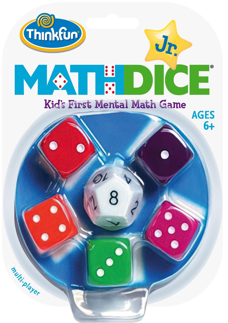 ThinkFun Math Dice Junior Game - Engaging Math Skills Builder | Perfect for Kids Aged 6+ | Aids in Mental Agility | Toy of The Year Nominee - Image 5