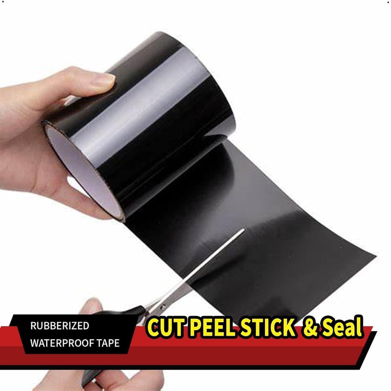 Bolivia's Duct Tape, 4" X 59" Rubberized Waterproof Tape, Electrical Tape, Insulation Tape With Strong Adhesive And Water-Resistant Backing, Duct Tape Heavy Duty For Indoor/Outdoor Traction Anti-Slip - Image 2