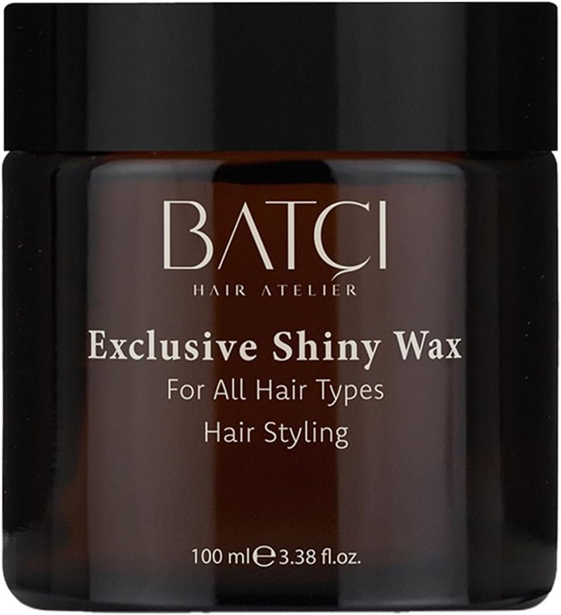 High strength upgraded material Batci Exclusive Shiny Wax Long-Lasting Radiant Shine Hair Wax, 100ml Simplified versatile design - Image 2