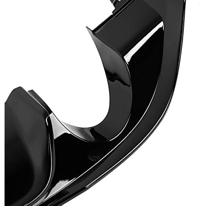 Haofy Gloss Black Heck Bush Catcher Diffusor Kit Improves Aerodynamic Performance for TCR for MK7.5 Facelift 2017-2020, ABS Plastic - Image 4