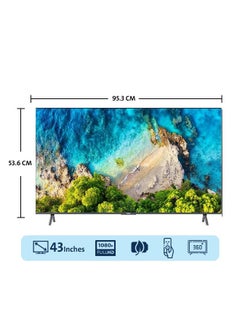 شاشة تلفزيون 43 بوصة LED من كي ام سي FULL HD موديل K22MA43268