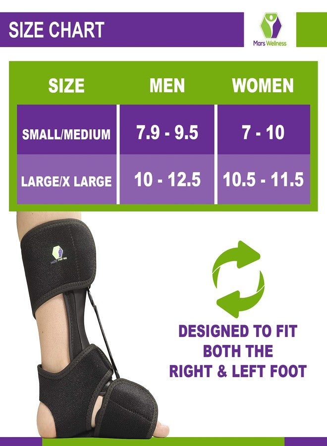 MARS WELLNESS Comfort Dorsal Night Splint - Pain Relief from Plantar Fasciitis, Drop Foot, and Achilles Tendinitis - Small/Medium - Image 4