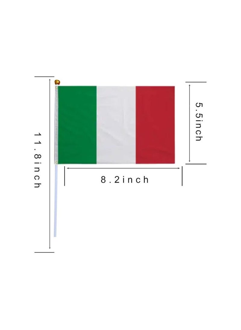 PRINTSHOP4ME Set Of 10 Hand-Held Mini Country Flags-Perfect For Parades-Festivals And Party Decorations-Party Favors And Event Supplies - Image 3