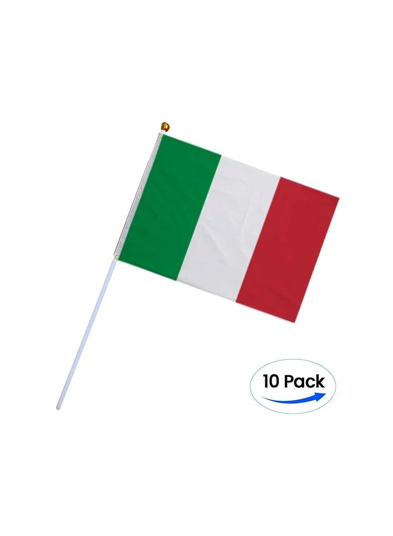 PRINTSHOP4ME Set Of 10 Hand-Held Mini Country Flags-Perfect For Parades-Festivals And Party Decorations-Party Favors And Event Supplies - Image 4