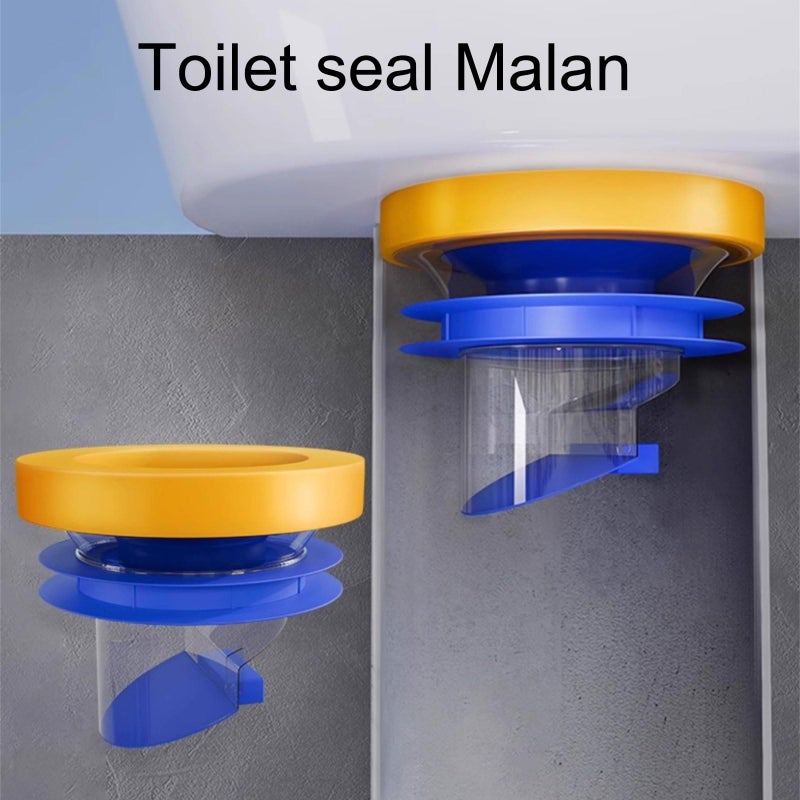Leakproof Toilet Bowl Gasket Flange Ring With Backflow Prevention Valve Flange And Transparent - Image 3
