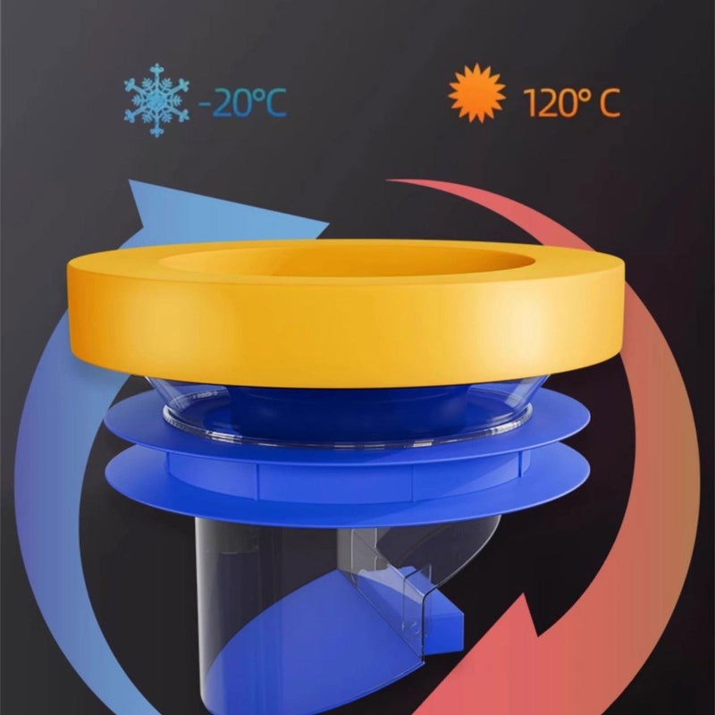 Leakproof Toilet Bowl Gasket Flange Ring With Backflow Prevention Valve Flange And Transparent - Image 5