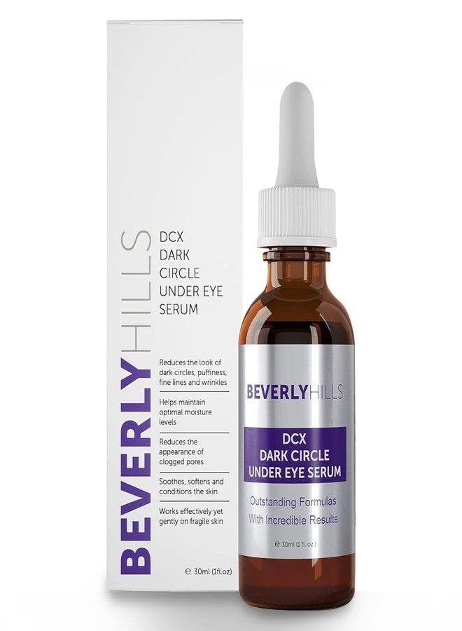 Beverly Hills DCX Under Eye Serum for Wrinkles, Puffy Eyes and Dark Cirlces Treatment for All Skin Types | Anti Wrinkle Serum with Seaweed, Hyaluronic Acids & Peptides for Hydrated & Soft Skin, 30 mL - Image 1