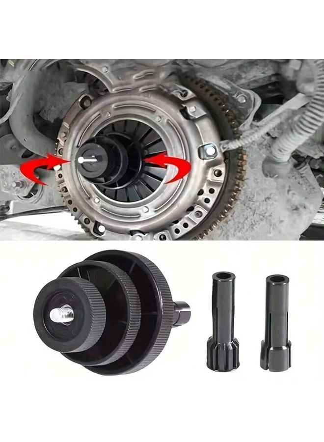 Black 3pcs PVC Clutch Alignment Tool Kit Anti Slip Centering Disassembly Set Auto Repair - Image 4