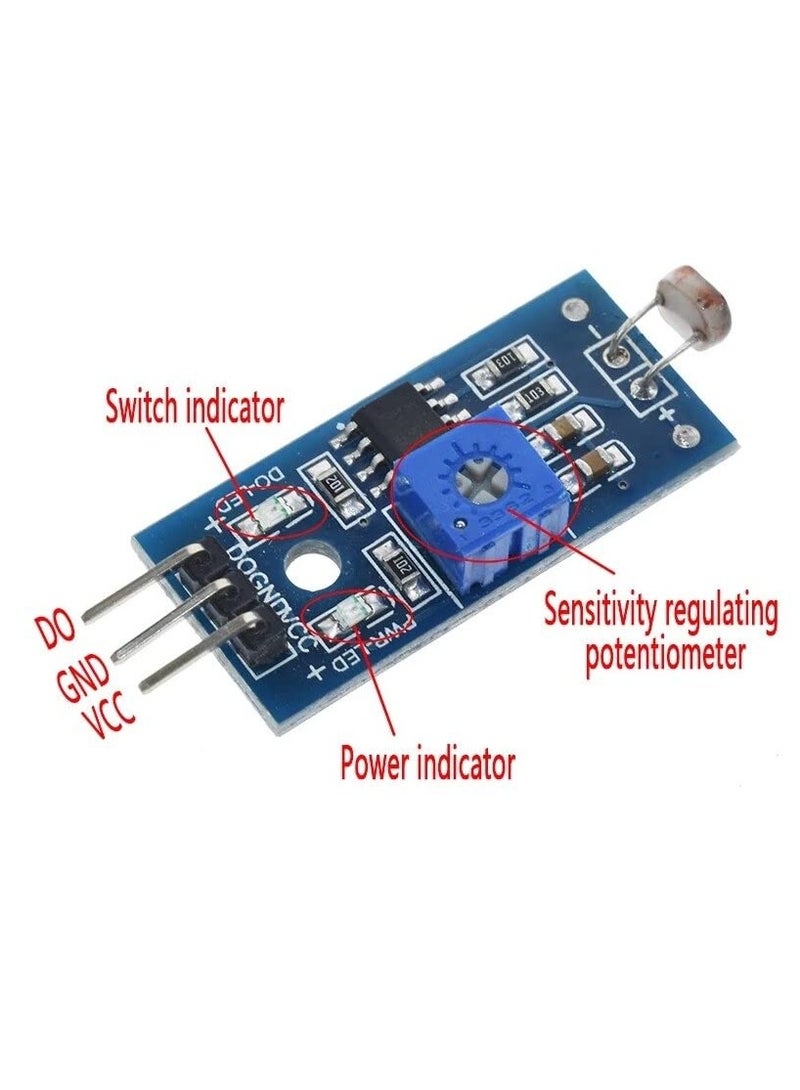 SOLDOUT Photosensitive Sensor Module Light Detection Module Compatible with Arduino (4 PIN) - Image 2