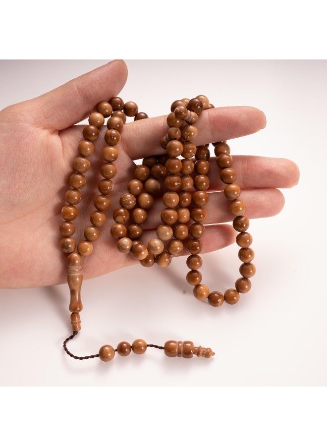 TranquilBeads 99 Beads Natural Kuka Tasbih 8mm for Men, Islamic Misbaha Prayer Beads with Gift Box, Handmade Dhikr Beads, Ramadan Eid Hajj Umrah Gift - Image 5