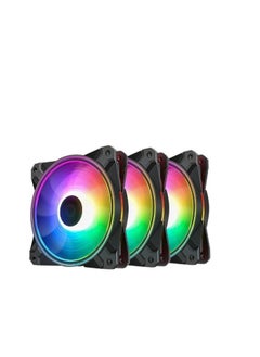 Deep cool DeepCool CF120 Plus 3 Pack RGB 120mm Fan | DP-F12-AR-CF120P-3P  - Image 1