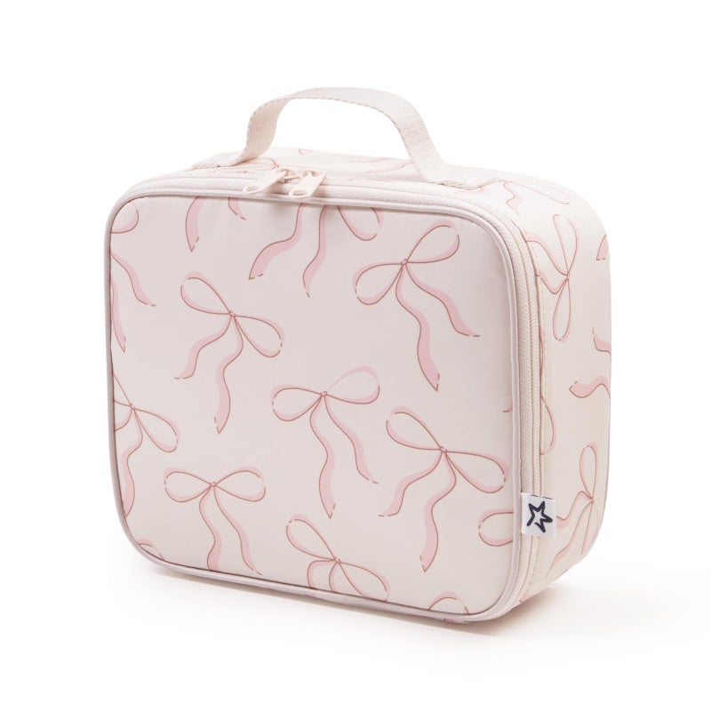 Tiny Twinkle Insulated Lunch Box for Girls and Boys | Durable and Reusable for School & Travel | Ages 3 and Up | Waterproof and Easy to Clean | PFAs and BPA Freeï¼ˆBowsï¼‰ - Image 1
