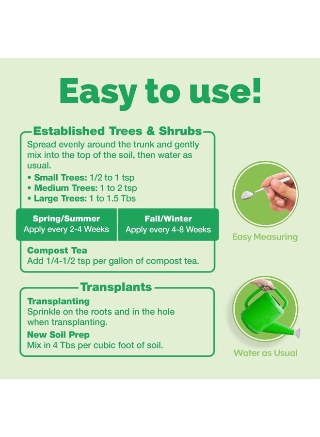 TPS NUTRIENTS Mycorrhizal Fungi for Trees, Tree and Shrub Mycos for Transplanting and for Established, Contains Mycorrhizae and Soil Probiotics (6 Ounces) - Image 4