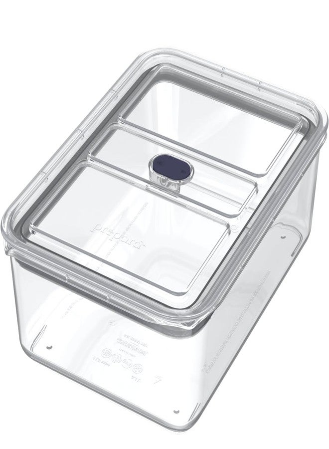 Prepara LatchLok Click 14.5 Cup Food Storage Container, Storm - Image 1