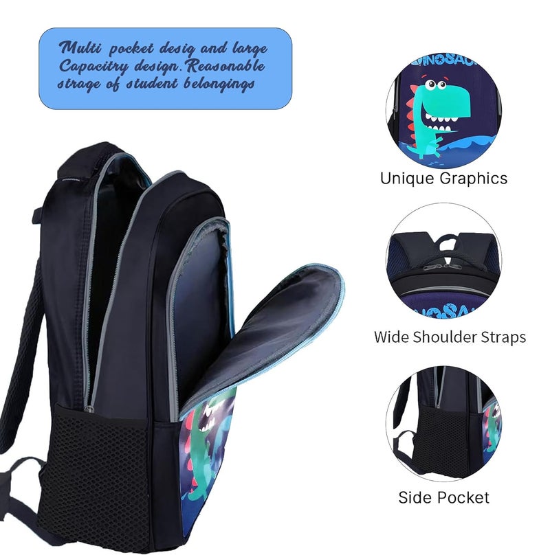 Frantic Printed Tution School Backpack School Bag Printed For Class 1 to 5 For School Going Boys & Girls (20 L) - Image 4
