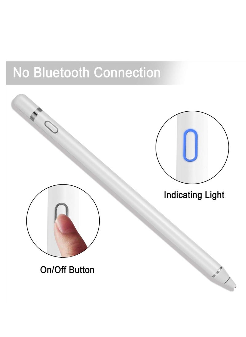 Houmt - Active Stylus Pen Compatible for iOS And Android Touch Screens Pencil with Dual Touch Function Rechargeable Stylus for iPad iPad Pro iPhone Cellphone Samsung Tablet Drawing And Writing - Image 1