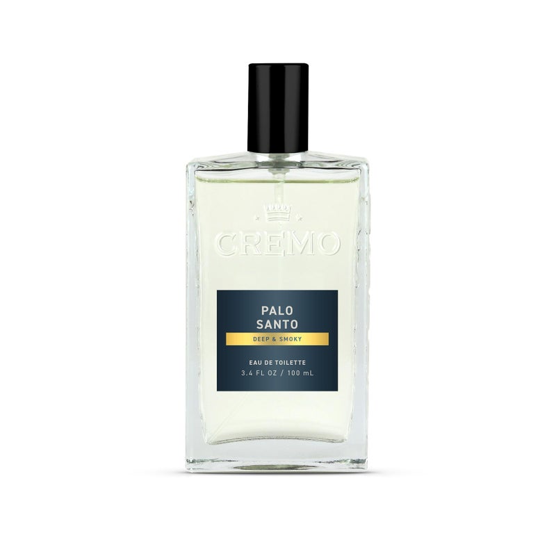 Cremo Cologne for Men Palo Santo Mens Cologne Spray A Combination of Bright Cardamom Dry Papyrus and Aromiatic Palo Santo Fragrances For Men 34 Fl Oz