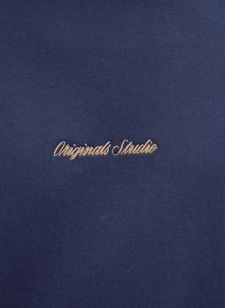جاك اند جونز Logo Pullover Sweatshirt