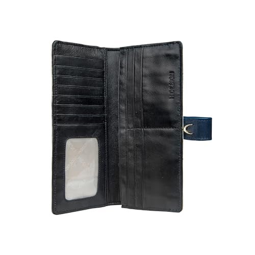 Hidesign Men Leather Wallet- White M Blue - Image 5