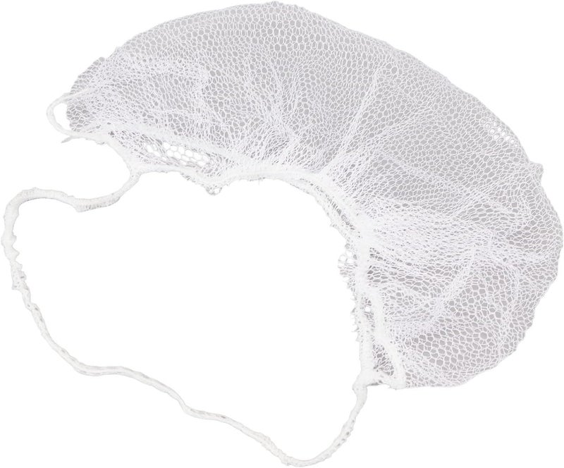 GLOGLOW , Nylon Beard Covers for Men, Lightweight Elastic Protector Nets with Breathable Design, Perfect for Salons and Food Production Facilities (White) - Image 1