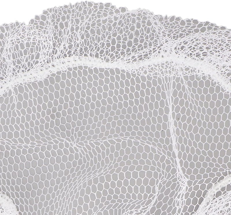 GLOGLOW , Nylon Beard Covers for Men, Lightweight Elastic Protector Nets with Breathable Design, Perfect for Salons and Food Production Facilities (White) - Image 4