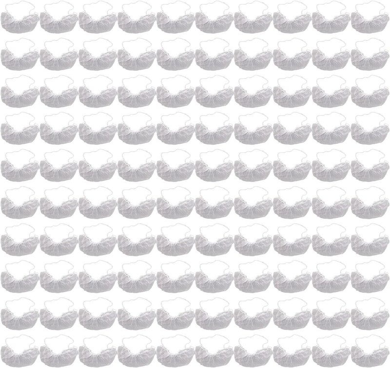GLOGLOW , Nylon Beard Covers for Men, Lightweight Elastic Protector Nets with Breathable Design, Perfect for Salons and Food Production Facilities (White) - Image 5