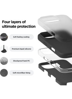 X-level Liquid Silicone Case Cover For iPhone 16 Pro Max,Silky Soft Touch Full Body Protective Phone Case Anti Scratch Shockproof Cover With Microfiber Lining,Slim Protective Back Cover with Comfortable Hold Touch Feeling and Anti-fingerprint  - Image 2