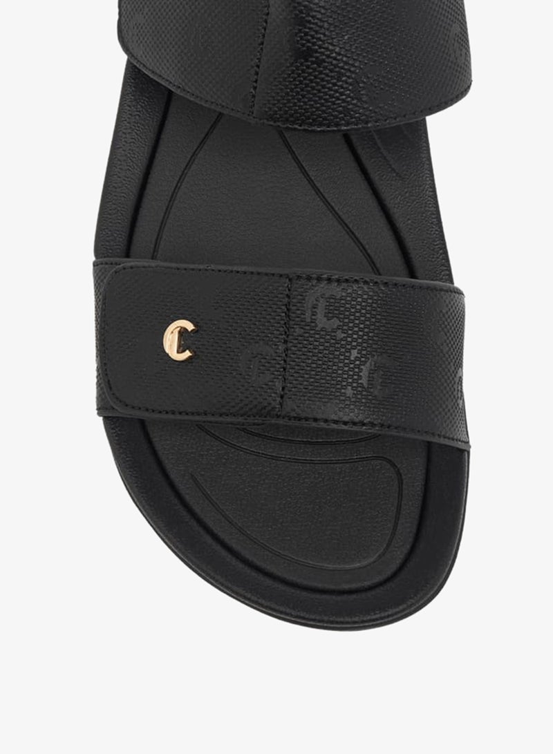 Le Confort Women's Velcro Strap Detail Slip-On Sandals Ramadan Collection - Image 4