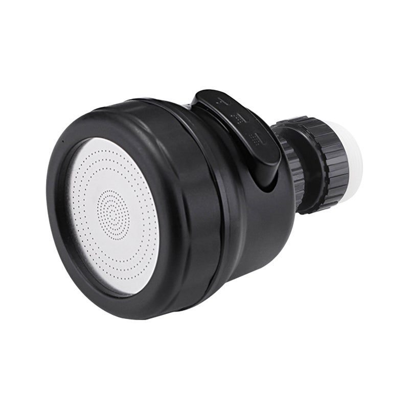 Kitchen Faucet Sprayer Black 360° Rotation 3 Modes Splash-proof Water-saving Durable Tap Head - For Kitchen Sink Dish And Vegetable Cleaning - Image 1