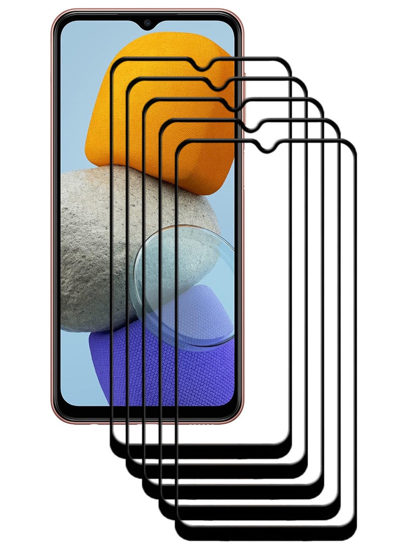 ACLIX 5 Pieces Antistatic ESD Dustproof Premium Quality High Definition Tempered Glass Screen Protector Designed For Samsung Galaxy M23 - Image 1