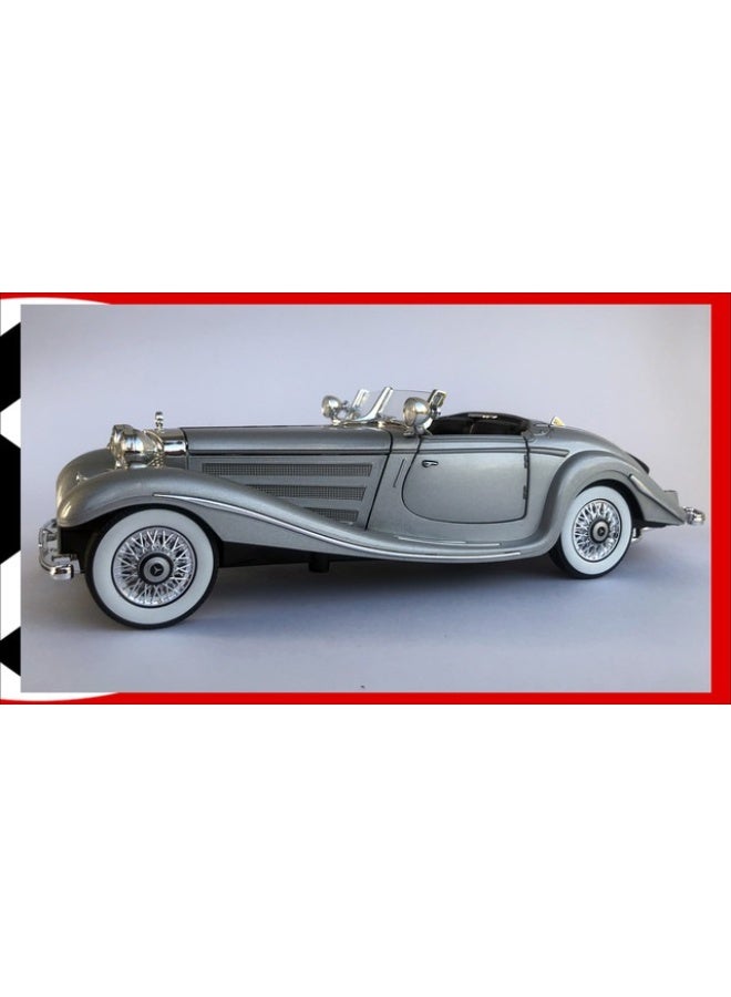 Die-cast Car Mercedes-Benz 500K Vintage Car Model Special Car - Image 1