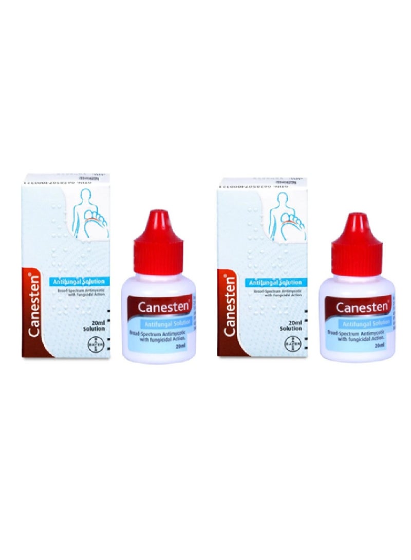 Canesten 1% Solution 20Ml Twin Pack