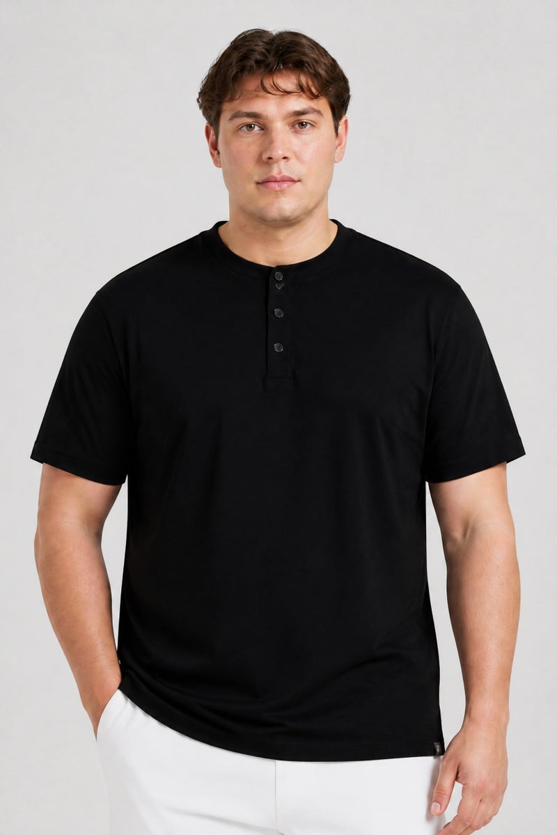 Gaiam Men Slim Fit Short Sleeve Training T-Shirt, Black - Image 1