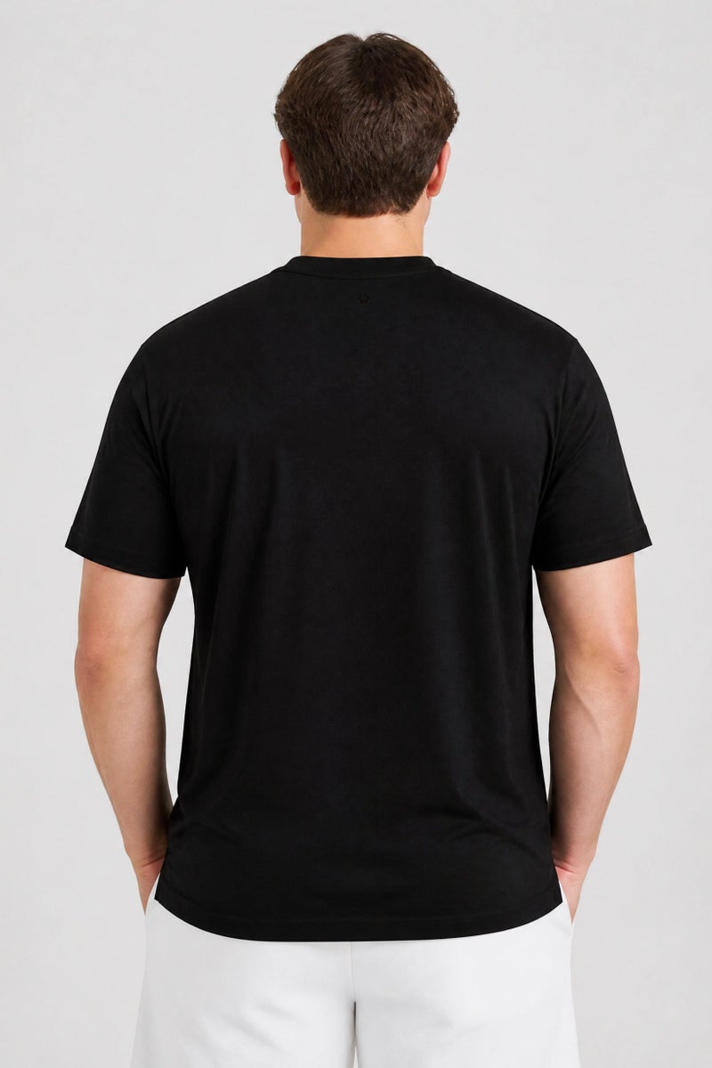 Gaiam Men Slim Fit Short Sleeve Training T-Shirt, Black - Image 4