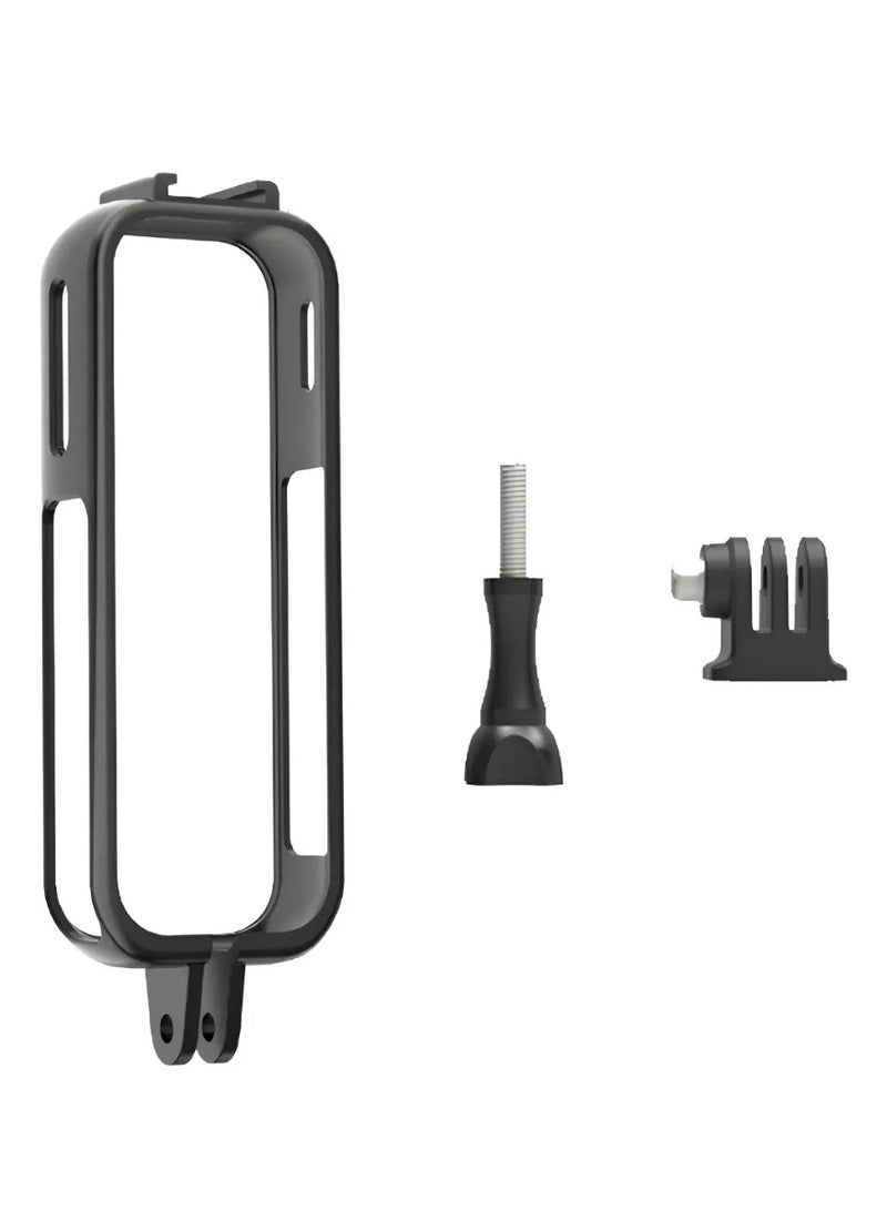 O Ozone Protective Case for Insta360 X5 |Camera Frame Cage with Adapter Mount & Screw Anti-Scratch Durable Housing Shell |Cold Shoe Mount & 1/4” Tripod Hole - Image 1