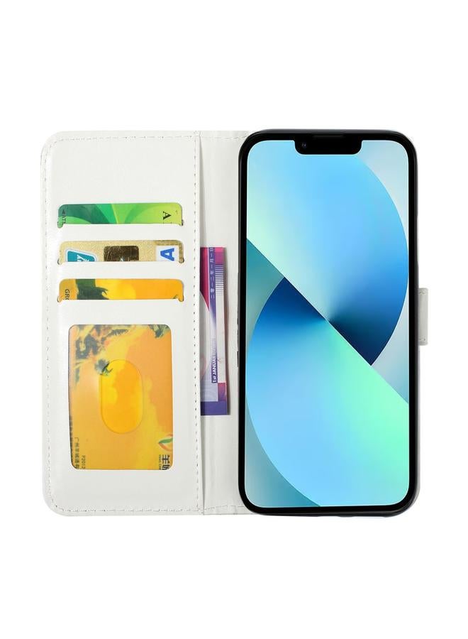 Zaboon Case For iPhone 13 Pro Max Oil Embossed 3D Drawing Leather Phone Case - Image 4