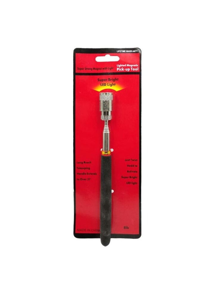 DEFAONS - DEFAONS Lighted Magnetic Pickup Tool Expandable Telescopic Handle Upto 31 Super Strong Magnet Pickup Capacity 8 lbs - Image 1