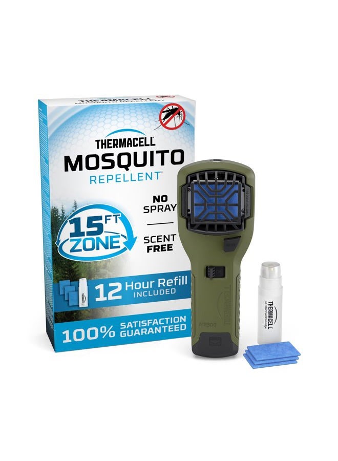THERMACELL Mosquito Portable Repeller; Includes 12-Hour Refill; 15 Foot Zone of Protection; Highly Effective Mosquito Repellent; Deet Free Bug Spray Alternative; Scent Free - Image 2