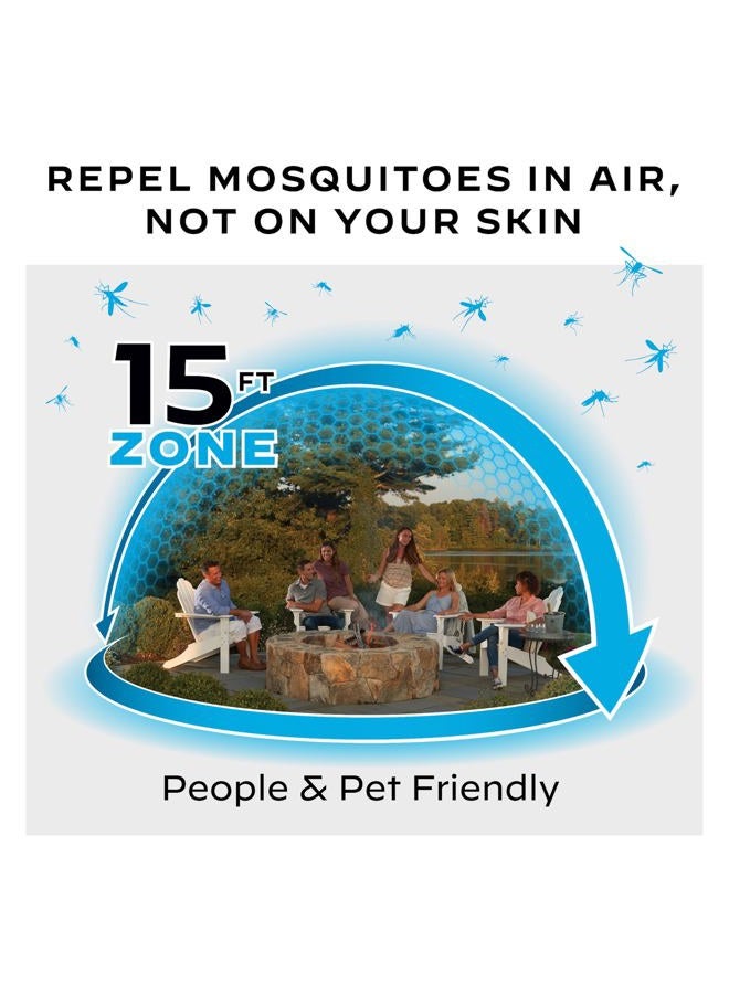 THERMACELL Mosquito Portable Repeller; Includes 12-Hour Refill; 15 Foot Zone of Protection; Highly Effective Mosquito Repellent; Deet Free Bug Spray Alternative; Scent Free - Image 4