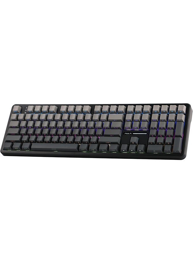 AULA F108 Keyboard 100% Layout 1K Polling Rate Mechanical Gaming Keyboard Hot Swappable Linear Switch with Macro Software - Image 1