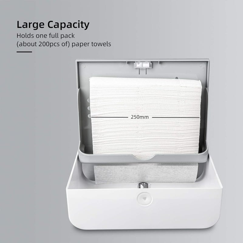 DOLPHY موزع مناديل يد صغيرة دولفي متعدد الطيات - أبيض - Image 4