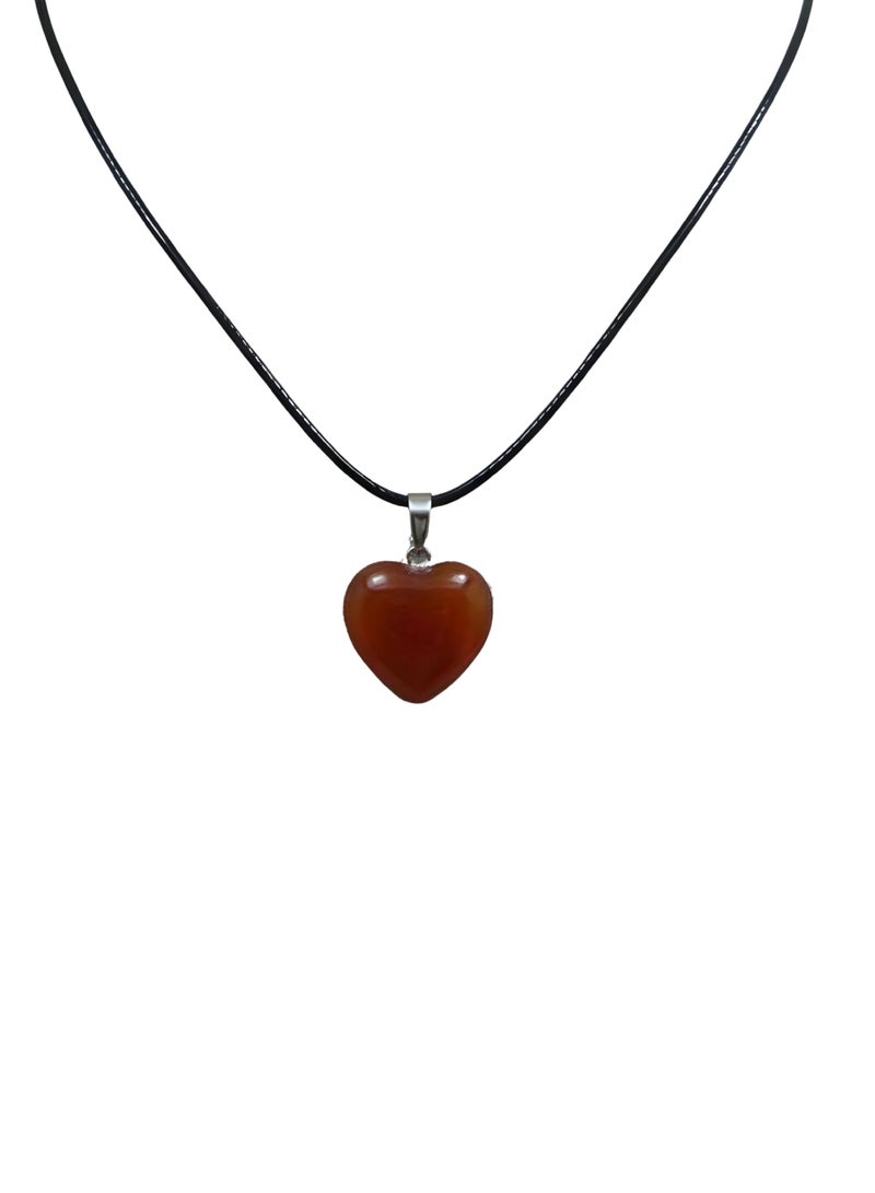 British Fossils Natures Gift Necklace Carnelian - Image 1
