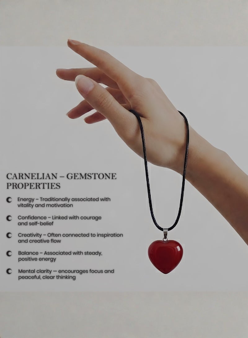 British Fossils Natures Gift Necklace Carnelian - Image 5