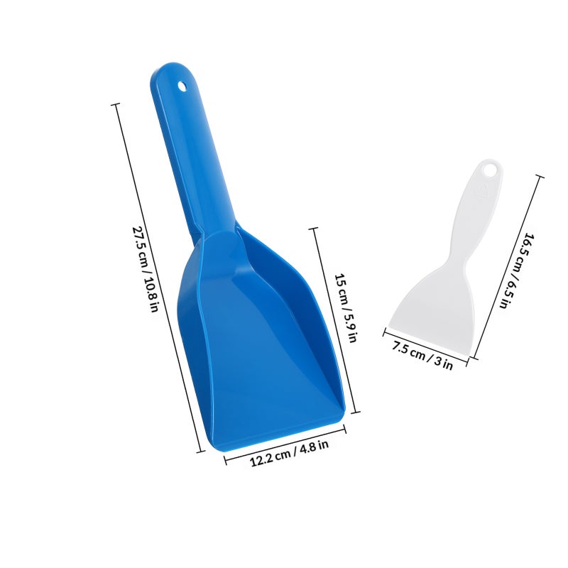 2pcs Refrigerator Deicing Shovel Practical Ice Scoop Snow Removing Shovels - Image 2