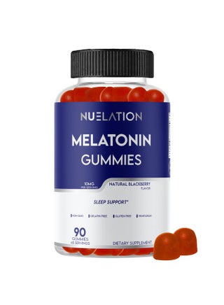 NUELATION 10mg Melatonin Gummies for Adults 90 Count, 45 Days Supply. Gelatin-Free, Vegetarian. Support Sleep, Relaxation, Focus, Energy Rejuvenation - pzsku/Z1ABCD60348B79CFD5C27Z/45/1750330528/401eb2a4-2b1b-4858-bbd0-db2ed138bc1e