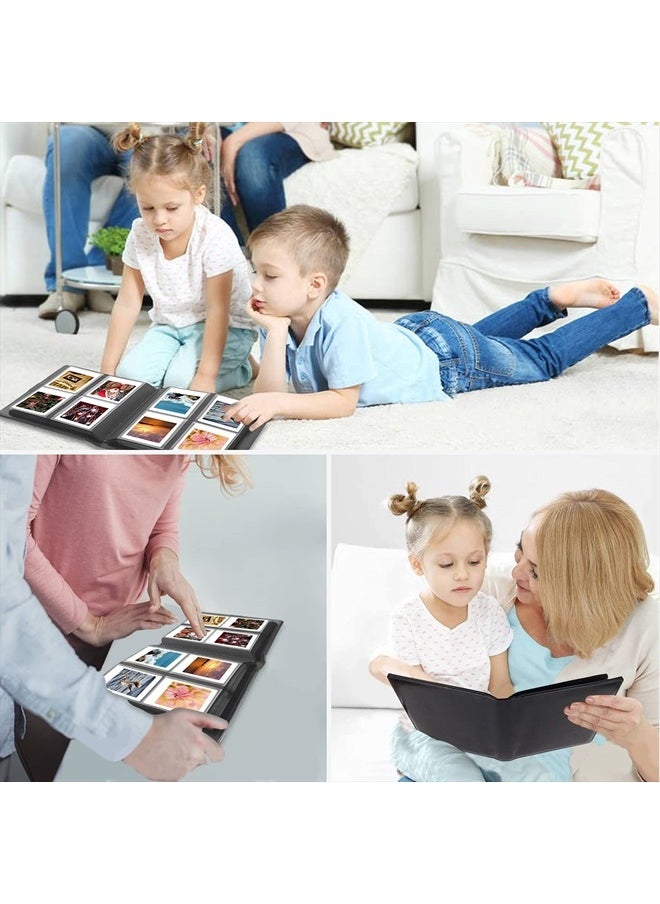 Veicevol - 192 Pockets Photo Album for Fujifilm Instax Square SQ1 SQ6 SQ10 SQ20 Instant Camera, Fujifilm Instax SP-3 Mobile Printer, Extra Large Picture Albums for Fujifilm Instax Square Instant Film (Black) - Image 1