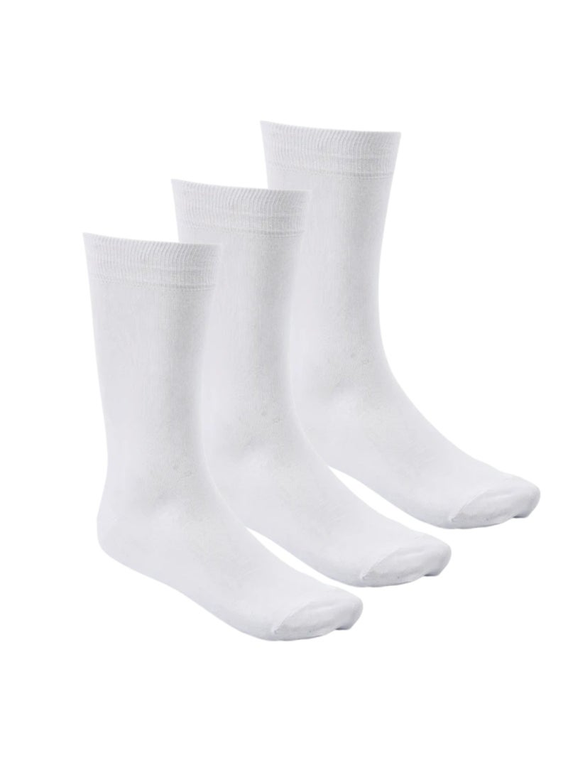 COTTONIL Pack of 3 Cotton Casual Dress Classic Socks for Men  - Image 1