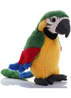 Talking Parrot Toy Macaw Parrot Plush Stuffed Toys Animal Plush Toy Repeat What You Say Stuffed Parrot Pet Toy Plush Buddy Parrot Bird Doll Big Bird Stuffed Plush Animal Stuffed Parrot