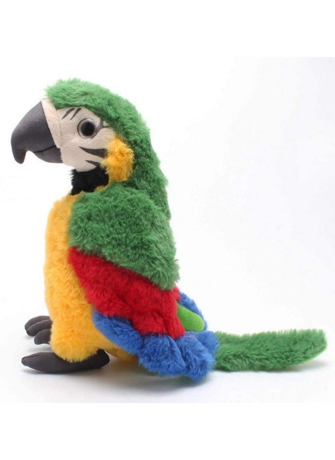 Clobeau - Talking Parrot Toy Macaw Parrot Plush Stuffed Toys Animal Plush Toy Repeat What You Say Stuffed Parrot Pet Toy Plush Buddy Parrot Bird Doll Big Bird Stuffed Plush Animal Stuffed Parrot - Image 1